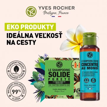 Eko produkty od rastlinnej kozmetiky Yves Rocher