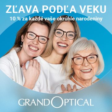 Zľava podľa veku v GrandOptical!