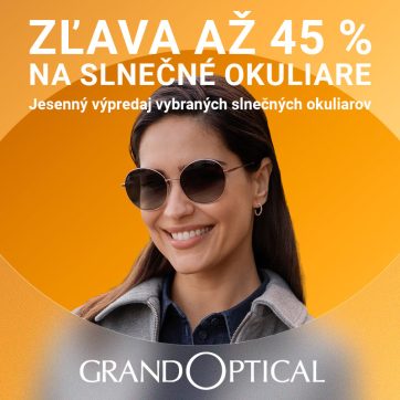 Jesenný výpredaj slnečných okuliarov v GrandOptical!