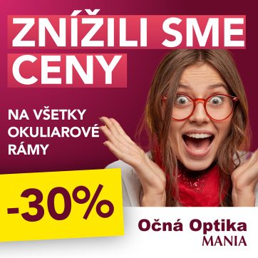 Znížili sme ceny o 30%