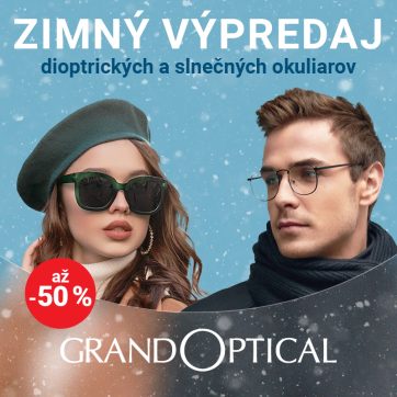 Zimný výpredaj v GrandOptical!