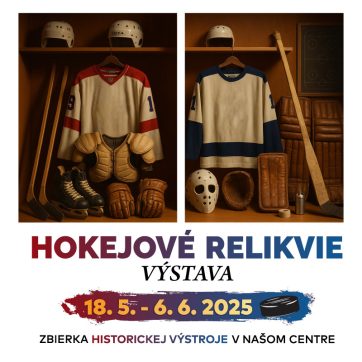 Hokejová výstava v OC Optima