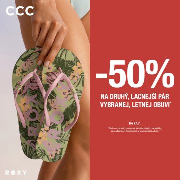 LETNÝ VÝPREDAJ V CCC ZAČAL