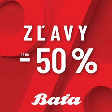 Zľavy až do -50%