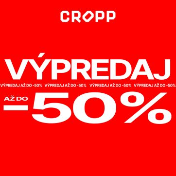 Výpredaj v CROPP odštartoval!