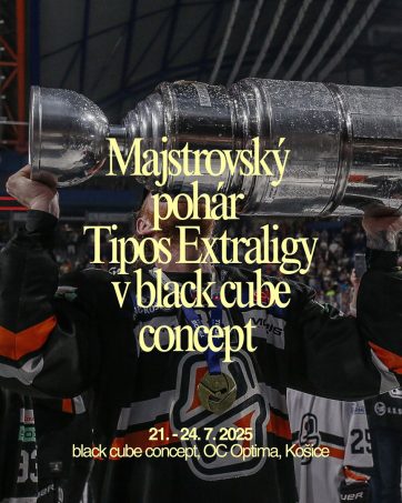 Do black cube concept smeruje Majstrovský pohár Tipos Extraligy!