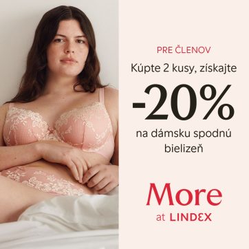 -20% na dámske spodné prádlo