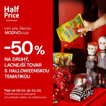 Dvojnásobný nákup, dvojnásobná zábava v Halfprice!