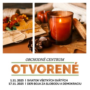 Otváracie hodiny počas nadchádzajúcich štátnych sviatkov