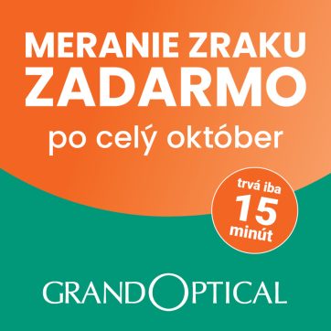 Meranie zraku zadarmo v GrandOptical!