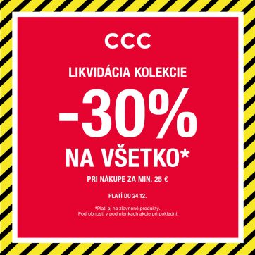 Likvidácia kolekcie v CCC! 🔥