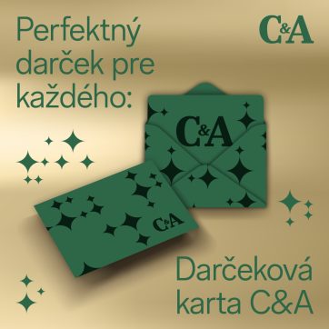 Darčeková karta C&A: perfektný darček pre každého