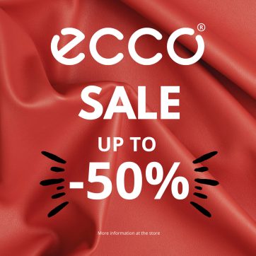 ECCO VÝPREDAJ AŽ 50% ZĽAVA*