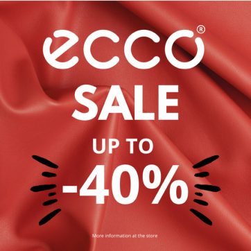 ECCO VÝPREDAJ AŽ 40% ZĽAVA*