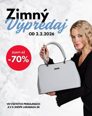 Zimné výpredaje v LARA BAGS