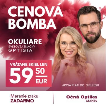 👓💥 CENOVÁ BOMBA, ktorú si nemôžeš nechať ujsť!