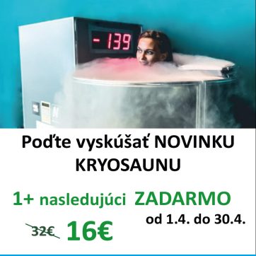 NOVINKA -> KRYOSAUNA