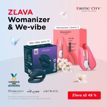 Womanizer a We-Vibe – zľavy až 48 %