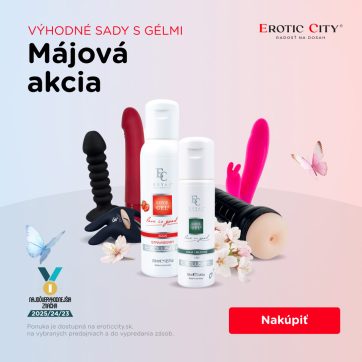 Máj – čas lásky a vášne – zvýhodnené sady s lubrikantmi