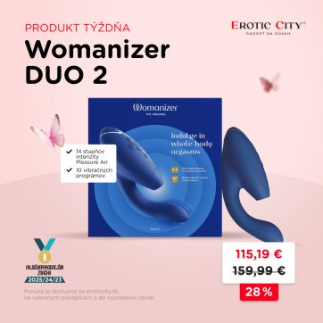 Produkt týždňa – Womanizer DUO 2 za zvýhodnenú cenu!