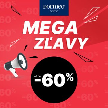 DORMEO MEGA ZĽAVY až do -60 % ❄️🛏️