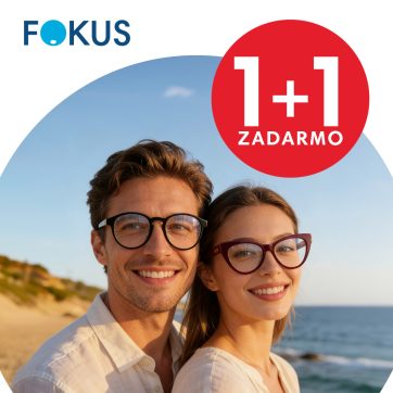 Akcia 1+1 na okuliare vo FOKUS optike
