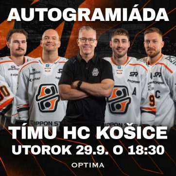 Autogramiáda hráčov HC Košice