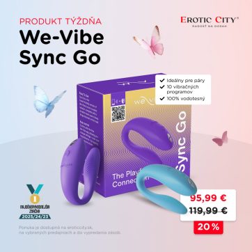 Produkt týždňa v Erotic City – We-Vibe Sync Go